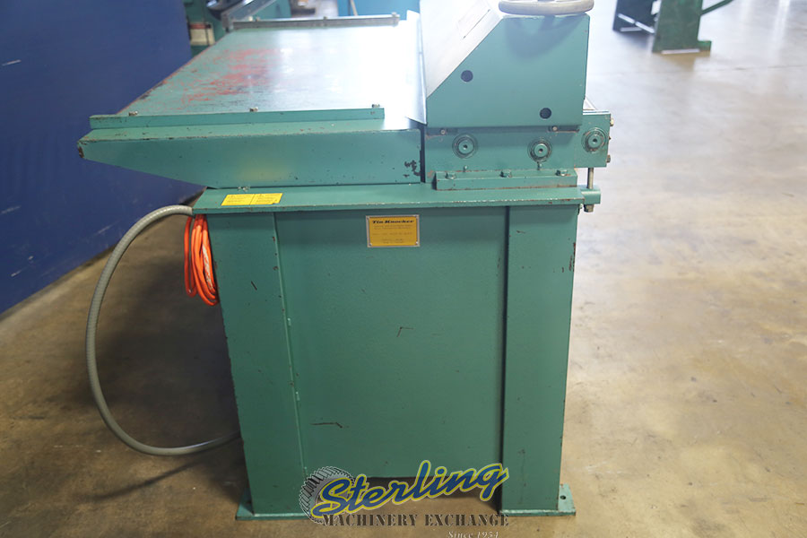 For Sale 16 Gauge x 5' Used Tin Knocker Duct Beader (Single Phase