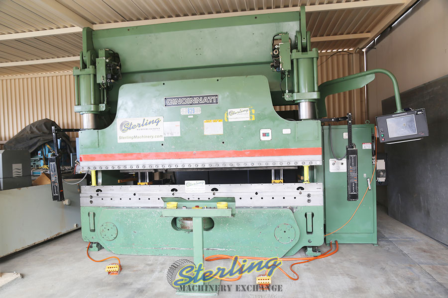 For Sale 230 Ton X 12' Used Cincinnati Hydraulic CNC Press Brake Autoform 3 Axis Press Brake