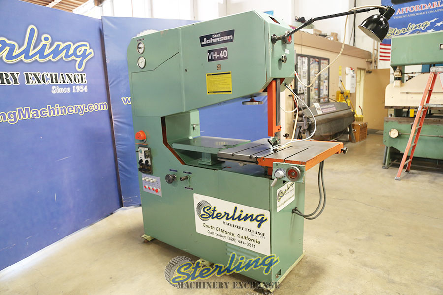 Used Dake Vertical Deep Throat Bandsaw Sterling Machinery