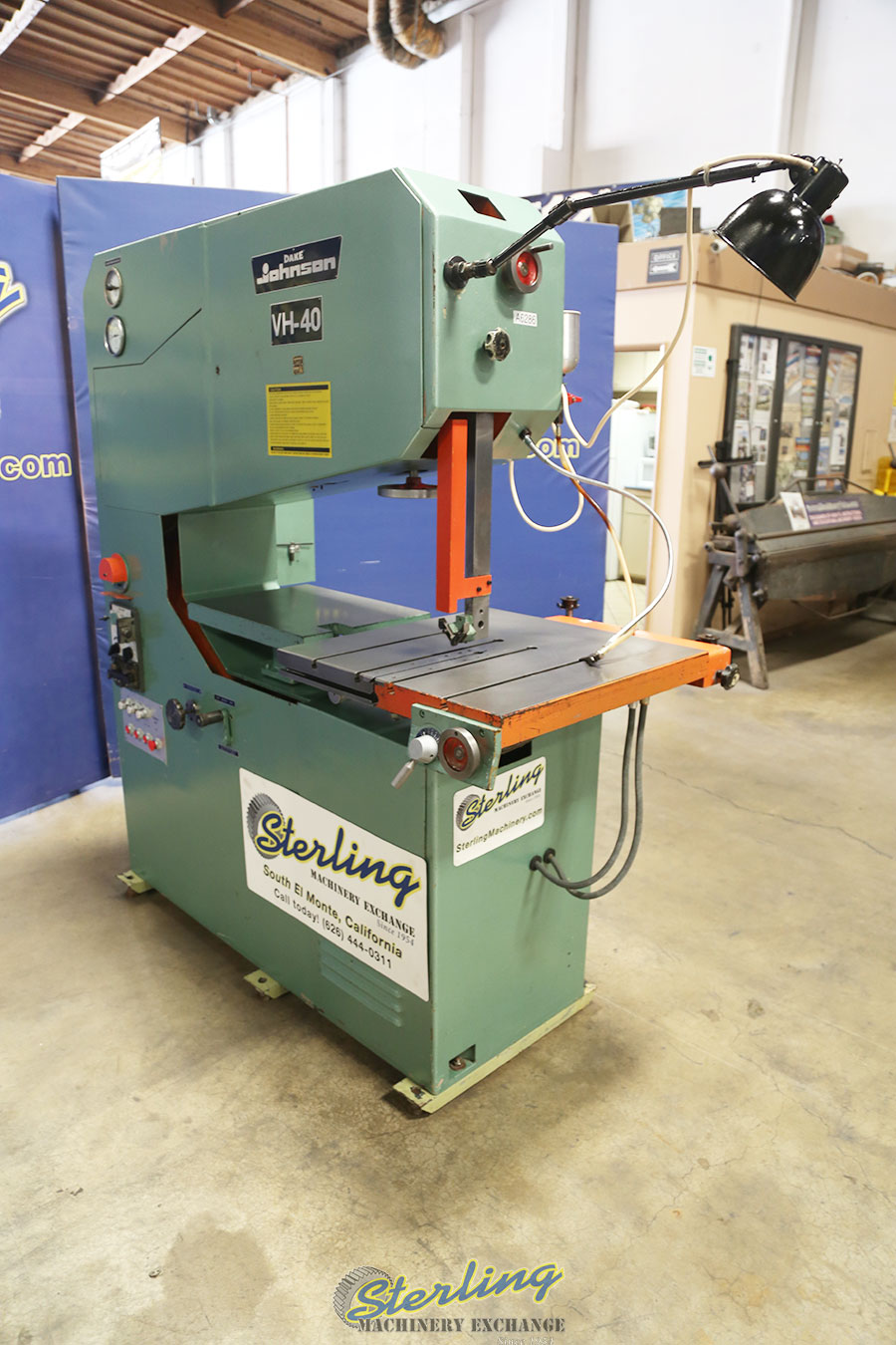 Used Dake Vertical Deep Throat Bandsaw Vertical Bandsaw Saws