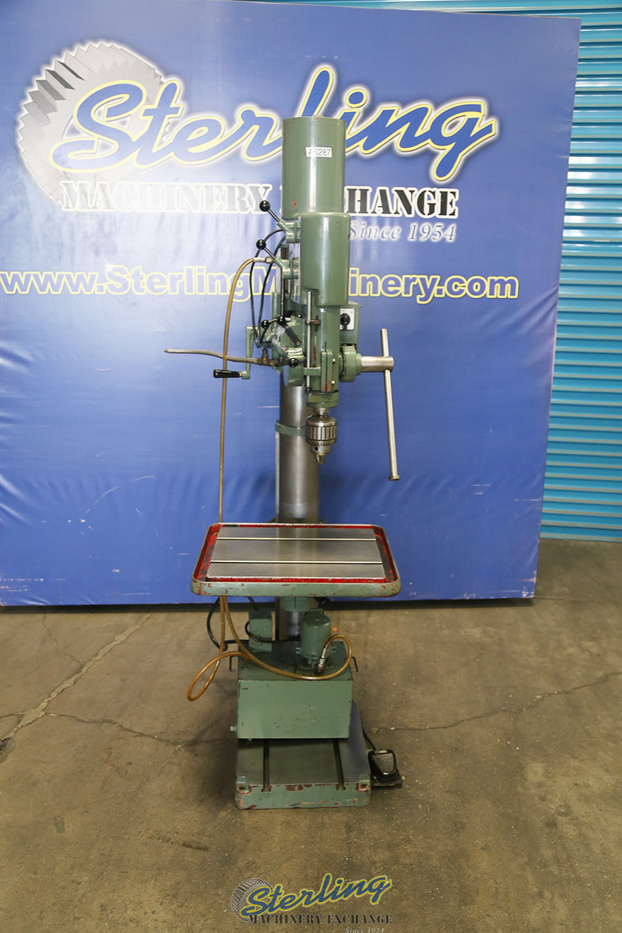 Used Feeler Geared Head Drill Press W/ Powered Down Feed and Tapping