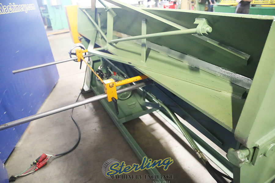 For Sale 12 Ga. x 8' Used Chicago Hydraulic Powered Leaf Brake, Mdl