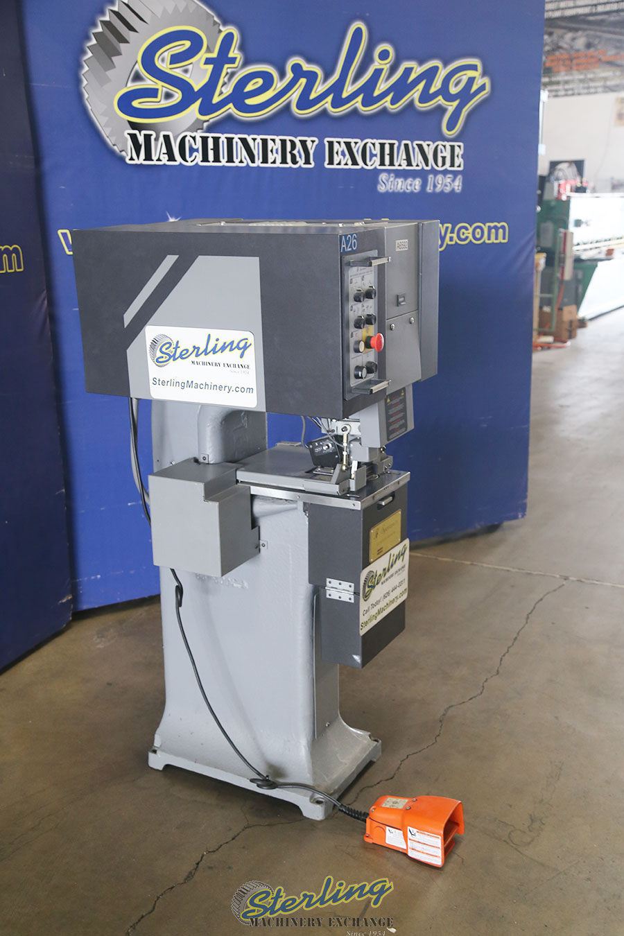For Sale 2 Ton Used Spartanics Automatic Registration Punch Press, Mdl