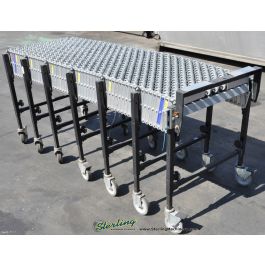 Used-Best-Flex-Used Best-Flex Flexable Gravity Roller Conveyor-BF- 200- 24- 24-9493