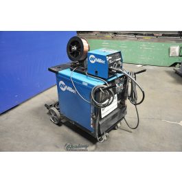 Used-MILLER-Used Miller DC Power Mig Welder with Miller Feeder-CP-302-A4019