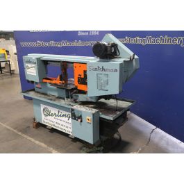 Used Scotchman (Swivel Head Mitering) Horizontal BandSaw With Power Clamp "Made In The USA" Heavy Duty