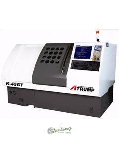 New-Atrump-Brand New Atrump CNC 30° Slant Bed (Gang Tooling & 8 T Turret) Lathe-K45GT-SMK45GT-01
