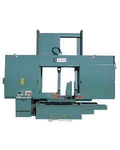 New-W.F. Wells-Brand New W.F. Wells Semi-Automatic Hydraulic 6 Degree Cant Horizontal Twin Post Bandsaw-S-40-3C-SMS403C-01