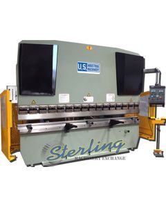 New-U.S. Industrial-Brand New U.S. Industrial Hydraulic Press Brake with Front Operated Power Back Gauge & Power Ram Adjust-USHB125-13HM-SMUSHB12513HM-01