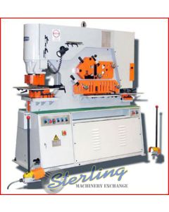 New-U.S. Industrial-Brand New U.S. Industrial Hydraulic Ironworker with Dual Operator Stations-USHI-125T-DO-SMUSHI125TDO-01
