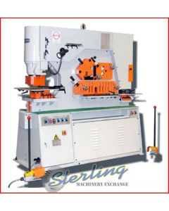 New-U.S. Industrial-Brand New U.S. Industrial Hydraulic Ironworker with Dual Operator Stations-USHI-155T-DO-SMUSHI155TDO-01