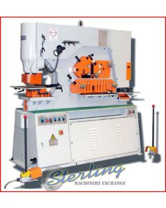 New-U.S. Industrial-Brand New U.S. Industrial Hydraulic Ironworker with Dual Operator Stations-USHI-90T-DO-SMUSHI90TDO-01