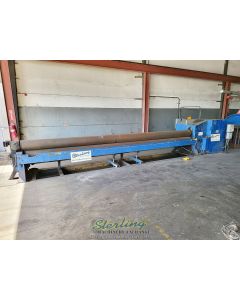Used-Kenton -Used Kenton Machine Works 24' Initial Pinch Plate Roll (Previously MFG. Bottom Rolls of Gas Tanker Trucks- See Photos)-1036-8-A6877-01