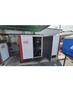 Used-Gardner Denver-Used Gardner Denver Two Stage Stationary Base Mounted Air Compressor with Enclosure-VST55-90A, VST Series-A6683-01