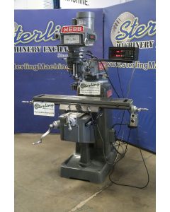 Used-Webb-Used Webb Vertical Heavy Duty Milling Machine-3VK-A7313-01