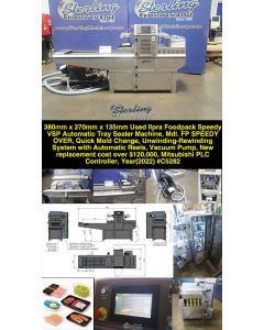 Used-ILPRA-Used Ilpra Foodpack Speedy VSP Automatic Tray Sealer Machine-FP SPEEDY OVER-C5282-01
