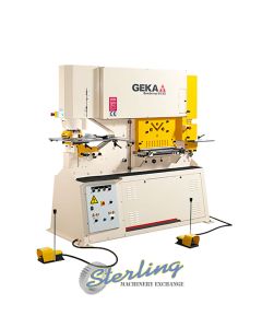 New-Geka-Brand New Geka Dual Cylinder Ironworker with Bending Station-BENDICROP 85SD-SMBENDICROP85SD-01