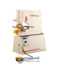 New-Geka-Brand New Geka Puma Series Hydraulic Ironworker with 5 Power Settings-PUMA 55SD-SMPUMA55SD-01