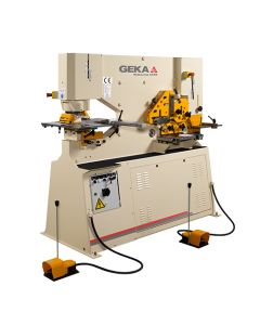 New-Geka-Brand New Geka Dual Cylinder Hydraulic Ironworker-HYDRACROP 110S-SMHYDRACROP110S-01