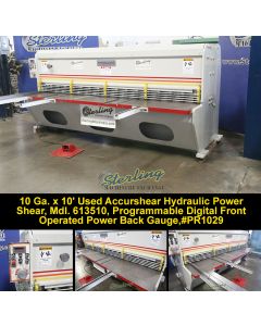 Used-Accurshear-Used Accurshear Hydraulic Power Shear-613510-PR1029-01