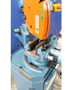 New Scotchman (LOW TURN, SEMI-AUTOMATIC WITH POWER CLAMPING AND POWER HEAD DOWN FEED) Circular Cold Saws (For Cutting Steel, Stainless, Aluminum, Brass, Copper, Plastics)