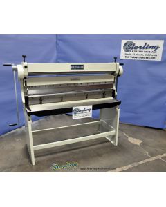 New-Birmingham-Brand New Birmingham Manual 3 in 1 Machine With Stand- Shear, Press Brake, Box and Pan Brake, Slip Roll With Stand-SBR-5216-C-SMSBR5216C-01