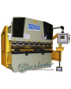New-U.S. Industrial-Brand New U.S. Industrial Hydraulic Press Brake with Front Operated Power Back Gauge & Power Ram Adjust-USHB250-13HM-SMUSHB25013HM-01