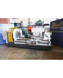 Used-Eisen-Used Eisen Heavy Duty Hollow Spindle Gap Bed Engine Lathe With Double Chuck and 10" Hole Thru Spindle-PA35-A5212-01