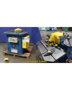 Used-Amada-Used Amada Heavy Duty Corner (Front) & (Rear) Edge Notcher **Rare Machine** DOUBLE SIDED NOTCHER/COPER-CSW-220-A7047-01