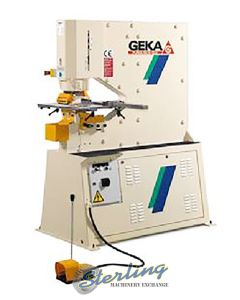 New-Geka-Brand New Geka Puma Series Hydraulic Ironworker Single End Punch with 5 Power Settings -PUMA 80S-SMPUMA80S-01