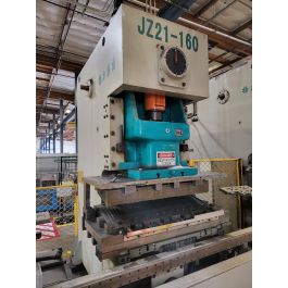 Used-Ying Lin-Used Ying Lin Side Gap Frame Punch Press (Open Back Fixed Bed Press) NEEDS NEW CONTROL SYSTEM-JZ21-160-A6867