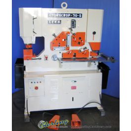 Used-Geka-Geka Hydraulic Ironworker-70- S-8947