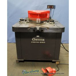 Used-Amada-Amada Hydraulic Coper/ Notcher-CSHW- 220-9144