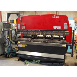 Used-Amada-Used Amada CNC Hydraulic Press Brake-RG- 80-9560