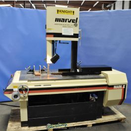 Used-MARVEL-Used Marvel Vertical Bandsaw(Tilt Frame)-SERIES 8 MARK II-9940