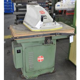 Used-Schon-Schon Hydraulic Swing Head Clicker Press-8L-A1776