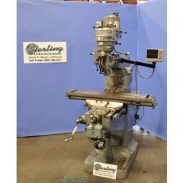 Used-BRIDGEPORT-Used Bridgeport (Step Pulley Type) Vertical Milling Machine-SERIES 1-A3018