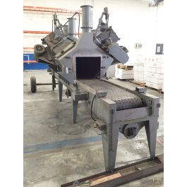 Used-Guyson-Used Guyson Pass Thru Shot Blast Cleaning Cabinet Blast System 