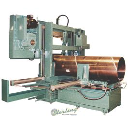New-W.F. Wells-Brand New W.F. Wells CNC Fully Automatic with Shuttle Type Barfeed Horizontal Twin Post Band Saw-B-25-3A3 CNC-SMB253A3CNC