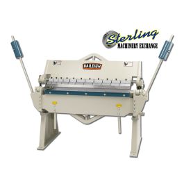 New-Baileigh-Brand New Baileigh Heavy Duty Manually Operated Box & Pan (Finger) Brake-BB-4812-BA9-1000404-SMBB4812