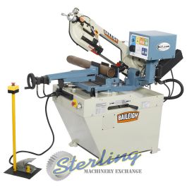 New-Baileigh-Brand New Baileigh Horizontal Dual Mitering (Swivel) Semi-Automatic Metal Cutting Band Saw -BS-260SA-BA9-1001438-SMBS260SA