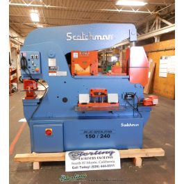 New-Scotchman-Brand New Scotchman Dual Operation Hydraulic Ironworker-DO 150/240 - 24 M-SMDO15024024M