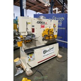 New-Geka-Brand New Geka Hydraulic (Deep Throat) Ironworker-HYDRACROP 80SD-SMHYDRACROP80SD