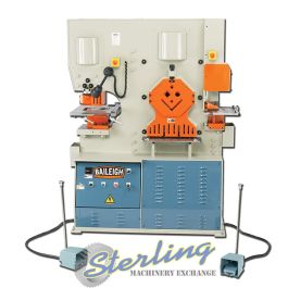 New-Baileigh-Brand New Baileigh Dual Operator 84 Ton 5 Station Ironworker-SW-84-SMSW84