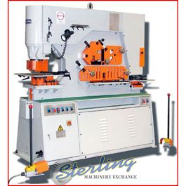 New-U.S. Industrial-Brand New U.S. Industrial Hydraulic Ironworker with Dual Operator Stations-USHI-66T-DO-XT-SMUSHI66TDOXT