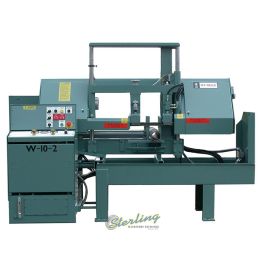 New-W.F. Wells-Brand New W.F. Wells Semi-Automatic Horizontal Twin Post Band Saw-W-10-2-SMW102