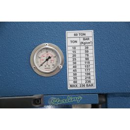 Used-Baileigh-Used (Demo Machinery) Baileigh Manually Operated/Motor Operated Hydraulic Press-HSP-66M-HD-A5598