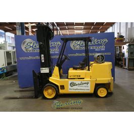 Used-Hyster-Used Hyster Propane Forklift (Hard Tires)-S100XL-P1053