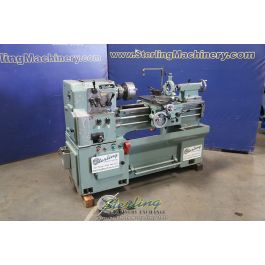 Used-Cadillac-Used Cadillac Geared Head Gap Bed Lathe (Home or Industrial Power)-1428-A6823