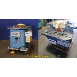 Used-Amada-Used Amada Heavy Duty Corner (Front) & (Rear) Edge Notcher **RARE MACHINE**-CSW-220-A6959